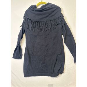 Tasha Polizzi Collection Women’s Black Fringe sweater in size L